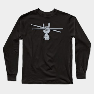 Rock Drummer Sticks Long Sleeve T-Shirt